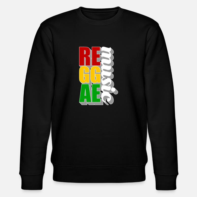 Reggae - Stanley/Stella Unisex Bio-Sweatshirt CHANGER  - Schwarz