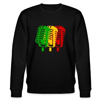 reggae - Sweat bio CHANGER Stanley/Stella Unisexe - noir - Devant - Nik (191cm) & Marisol (170cm)