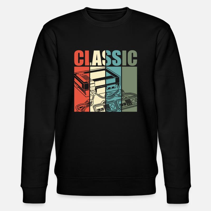 Old School - Stanley/Stella Unisex Bio-Sweatshirt CHANGER  - Schwarz