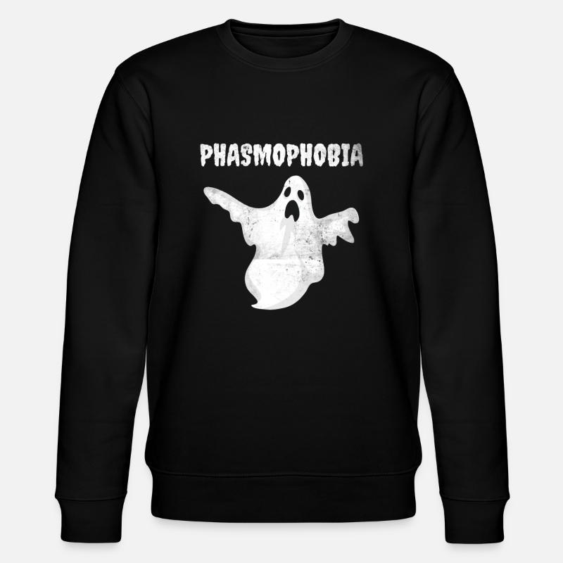 Phasmophobia Witching Hour | Scary Halloween - Stanley/Stella CHANGER Unisex Organic Sweatshirt - black