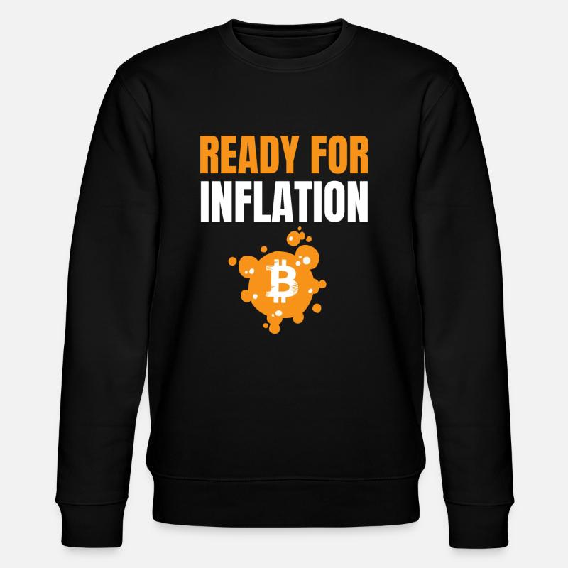 Prêt pour l'hyperinflation | Inflation Bitcoin - Sweat bio CHANGER Stanley/Stella Unisexe - noir