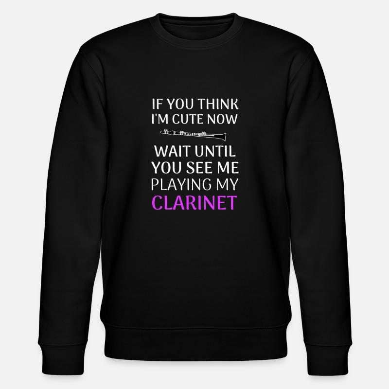Clarinette clarinette clarinette cadeau femmes - Sweat bio CHANGER Stanley/Stella Unisexe - noir