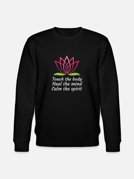 Masseurin Geschenkidee Massagetherapeutin Massage - Stanley/Stella Unisex Bio-Sweatshirt CHANGER  - Schwarz