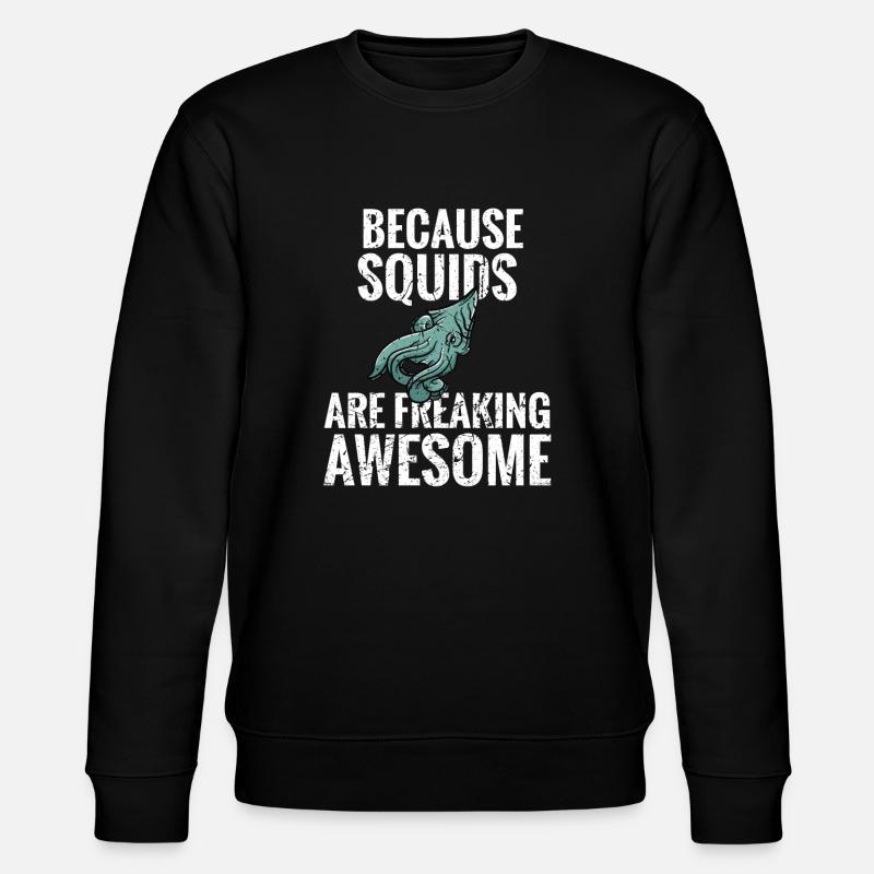 Calamar cadeau Amant calamari - Sweat bio CHANGER Stanley/Stella Unisexe - noir