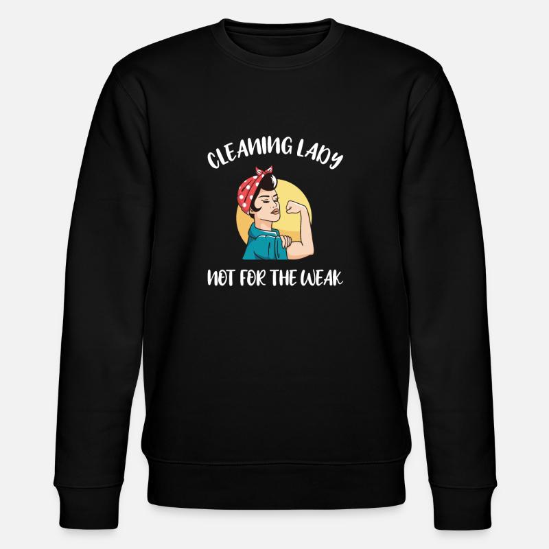 Femme de ménage Ménage - Sweat bio CHANGER Stanley/Stella Unisexe - noir