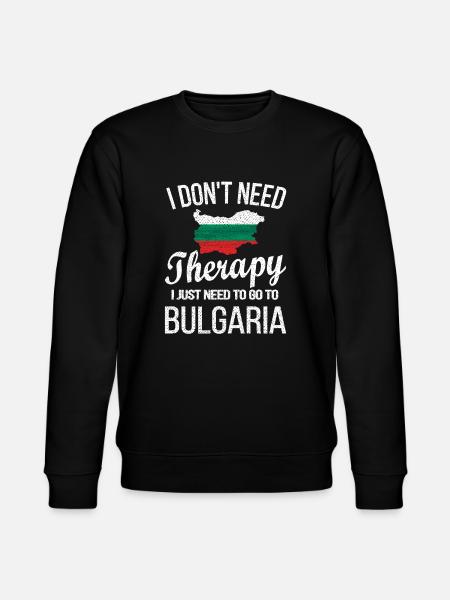 Bulgarian Bulgaria Origin Bulgarian flag - Stanley/Stella CHANGER Unisex Organic Sweatshirt - black