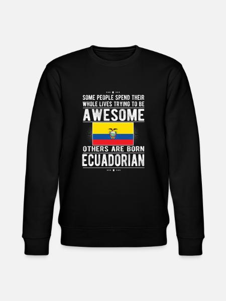 Ecuatorianos Ecuador Origen ecuatoriano - Sudadera ecológica unisex CHANGER de Stanley/Stella - negro