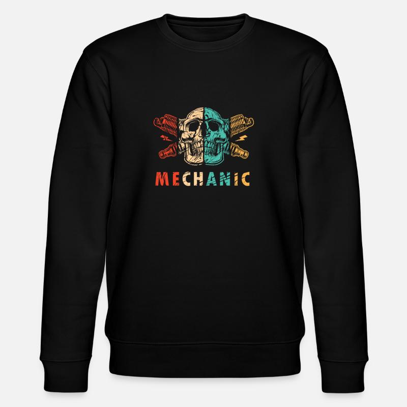 Automotive Technician Mechatronics Engineer Auto - Stanley/Stella CHANGER Unisex Organic Sweatshirt - black