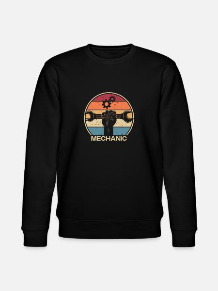 Mechatronics Engineer Automotive Technician Auto - Stanley/Stella CHANGER Unisex Organic Sweatshirt - black