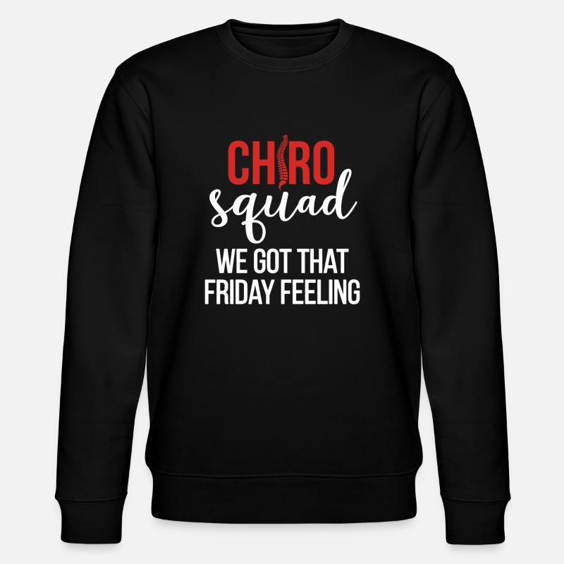 Chiropractor Chiropractic Chiropractor - Stanley/Stella CHANGER Unisex Organic Sweatshirt - black