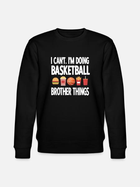 Fier basketteur frère d’un basketteur - Sweat bio CHANGER Stanley/Stella Unisexe - noir