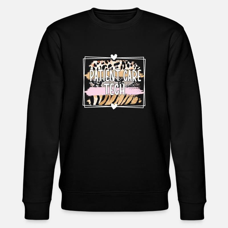 Techniker der Patientenversorgung Pflegetechniker - Stanley/Stella Unisex Bio-Sweatshirt CHANGER  - Schwarz