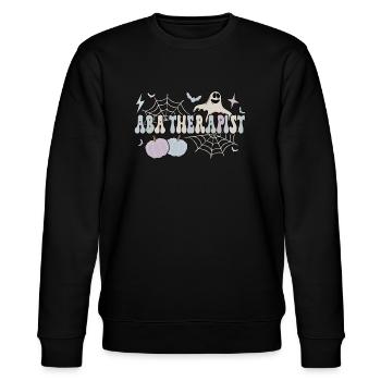 ABA Thérapeute Appliqué Comportement Analyste Halloween - Sweat bio CHANGER Stanley/Stella Unisexe - noir - Devant - Nik (191cm) & Marisol (170cm)