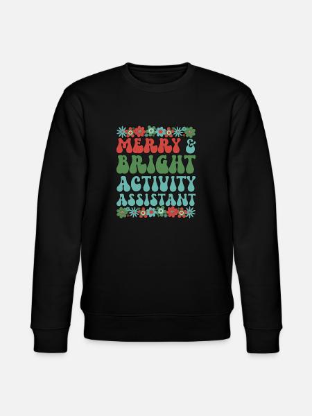 Activity Assistant Christmas Activity Professional - Stanley/Stella CHANGER Unisex Organic Sweatshirt - black