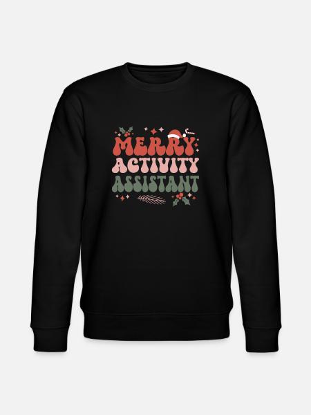 Activity Assistant Christmas Activity Professional - Stanley/Stella CHANGER Unisex Organic Sweatshirt - black