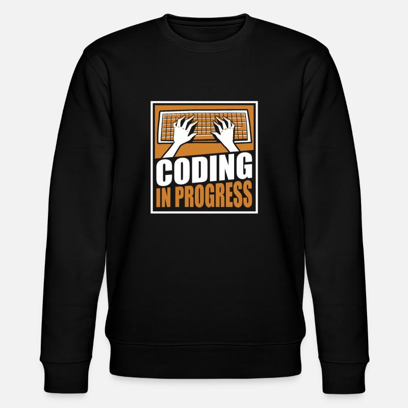 Coding In Progress Softwareingenieur Developer - Stanley/Stella Unisex Bio-Sweatshirt CHANGER - Schwarz