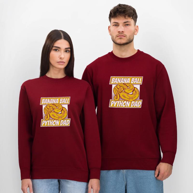 Boule de banane Python Papa Python Serpent Banane Sweat bio CHANGER Stanley/Stella Unisexe