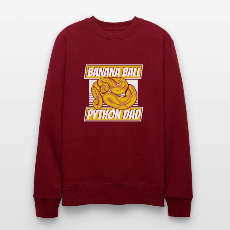 Boule de banane Python Papa Python Serpent Banane Sweat bio CHANGER Stanley/Stella Unisexe