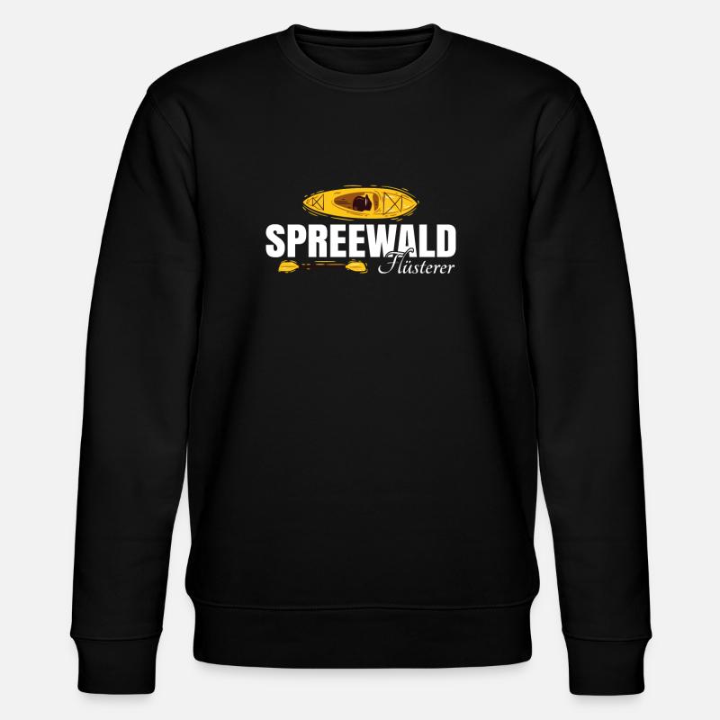 Spreewald Flüsterer - Stanley/Stella Unisex Bio-Sweatshirt CHANGER  - Schwarz