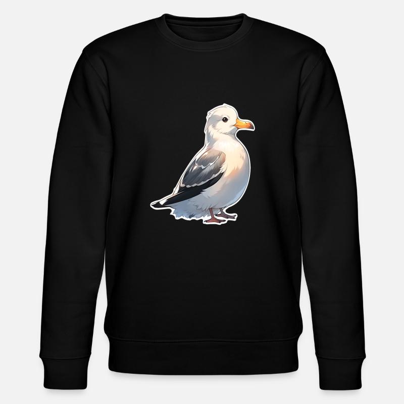 Möwe - Stanley/Stella Unisex Bio-Sweatshirt CHANGER  - Schwarz