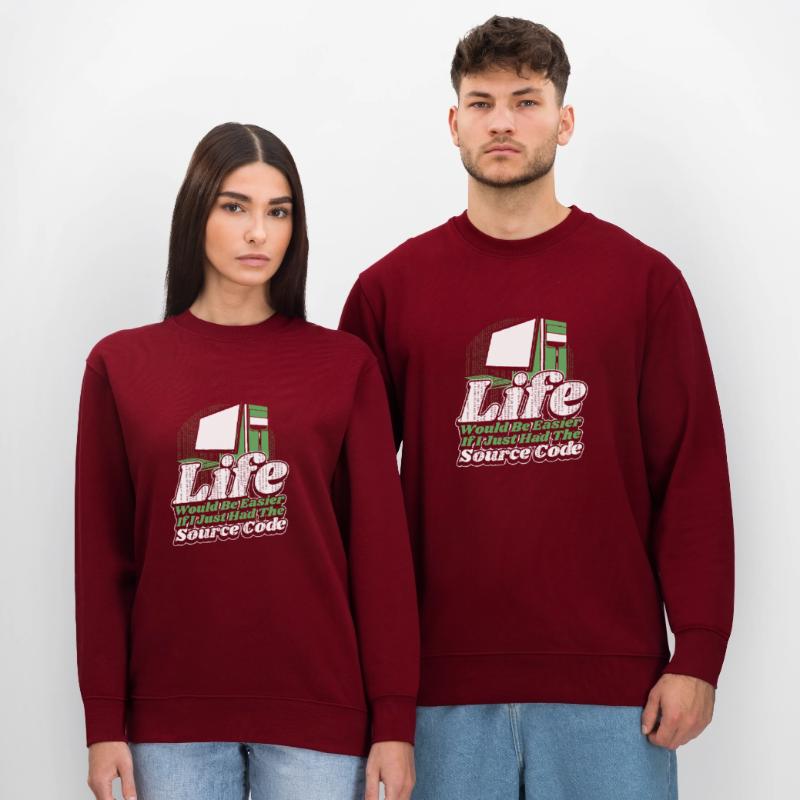 Life Would Be Easier Developer Coder Programmierer Stanley/Stella Unisex Bio-Sweatshirt CHANGER 