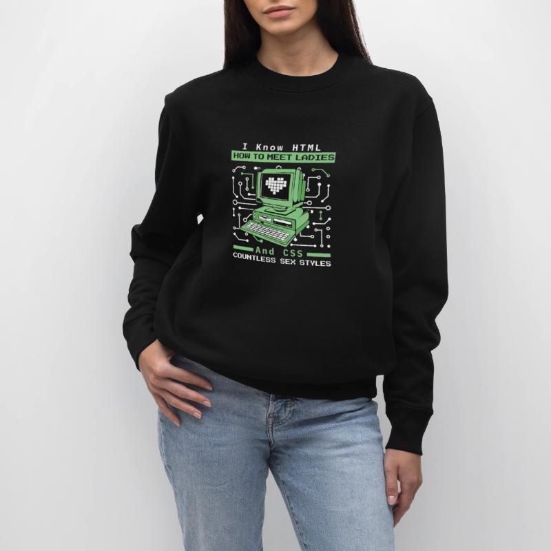 Je sais HTML comment rencontrer Ladies Developer Coder Sweat bio CHANGER Stanley/Stella Unisexe