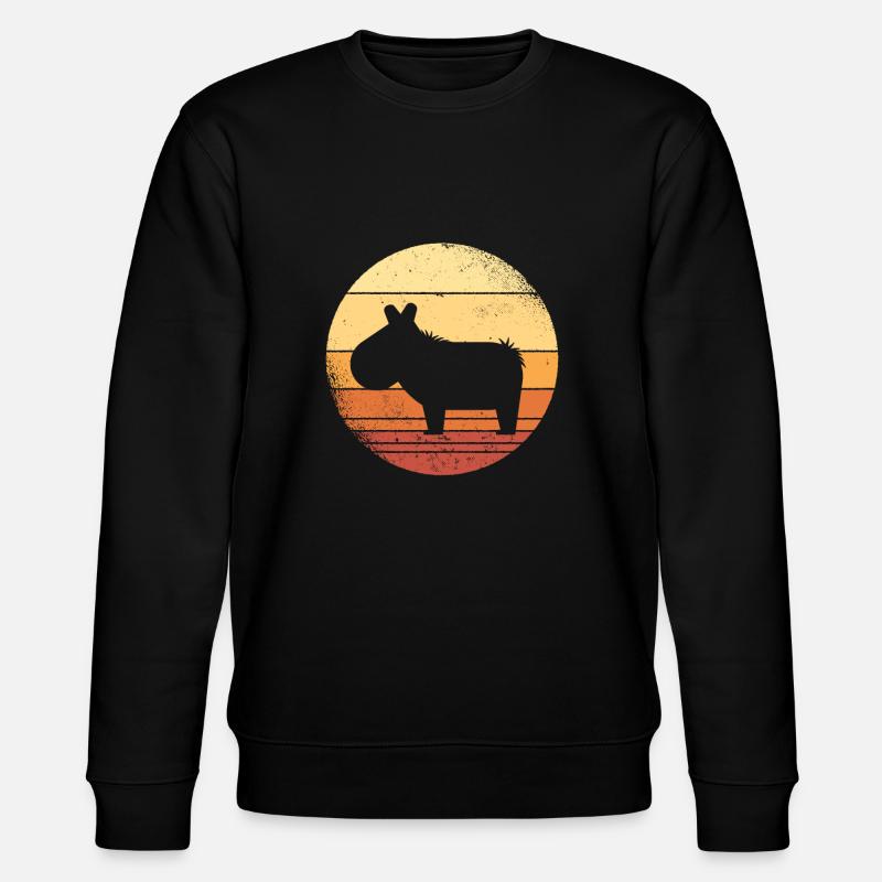 Capybara Cobaye Cobaye Graphique - Sweat bio CHANGER Stanley/Stella Unisexe - noir