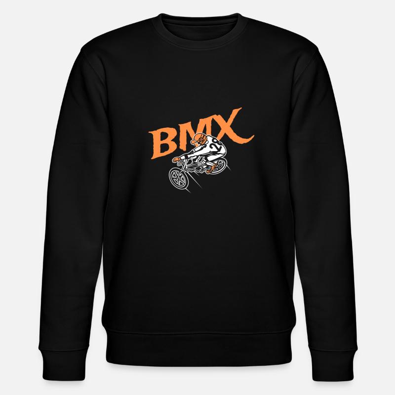 BMX race - Stanley/Stella CHANGER Unisex Organic Sweatshirt - black