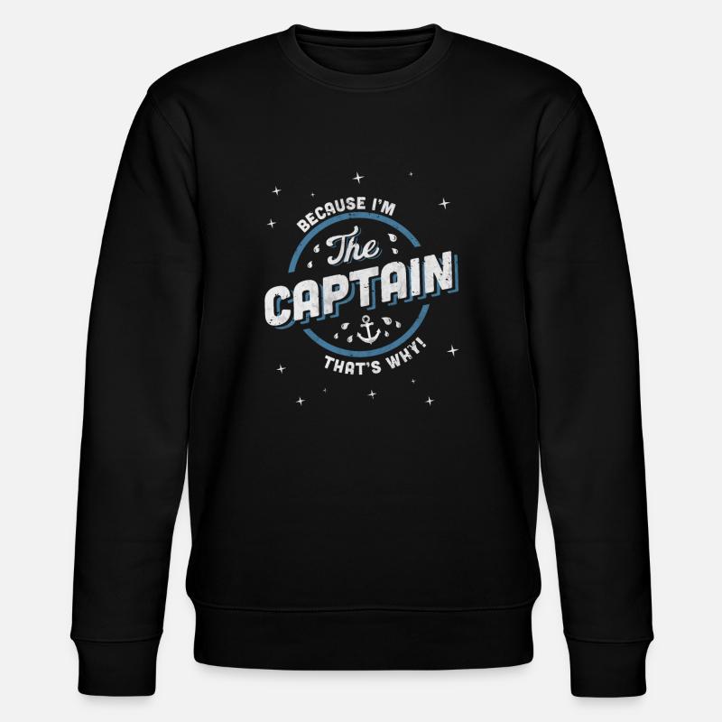 Captain - Stanley/Stella Unisex Bio-Sweatshirt CHANGER  - Schwarz