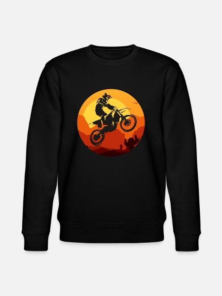Motocross - Stanley/Stella CHANGER Unisex Organic Sweatshirt - black