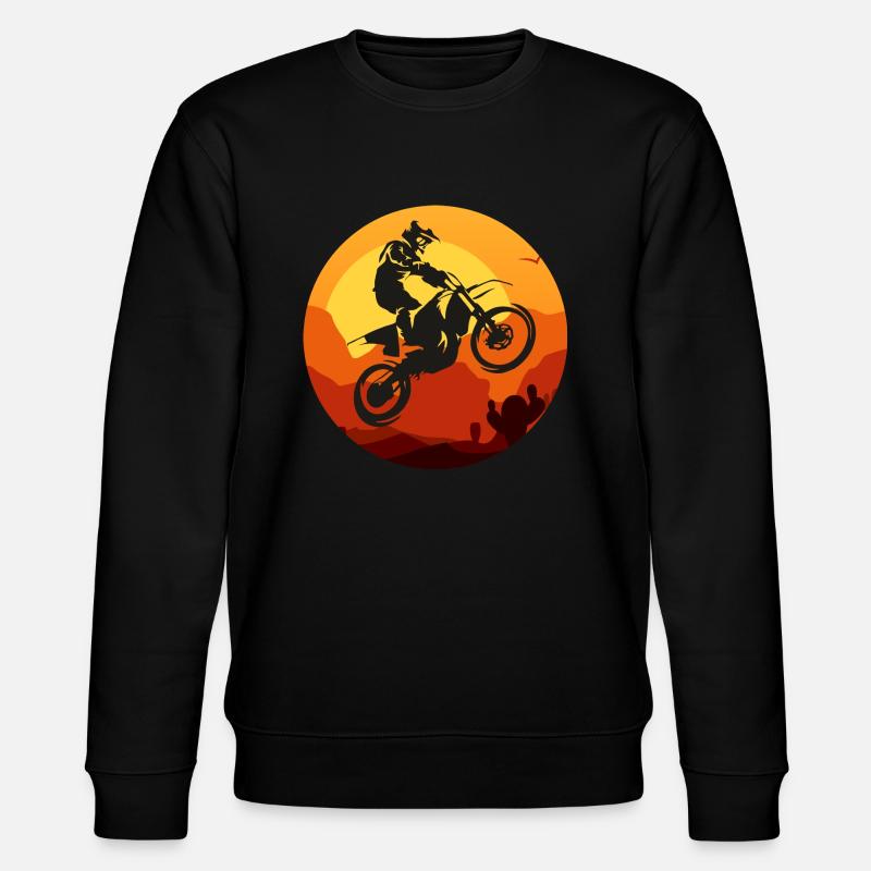 Motocross - Stanley/Stella Unisex Bio-Sweatshirt CHANGER  - Schwarz