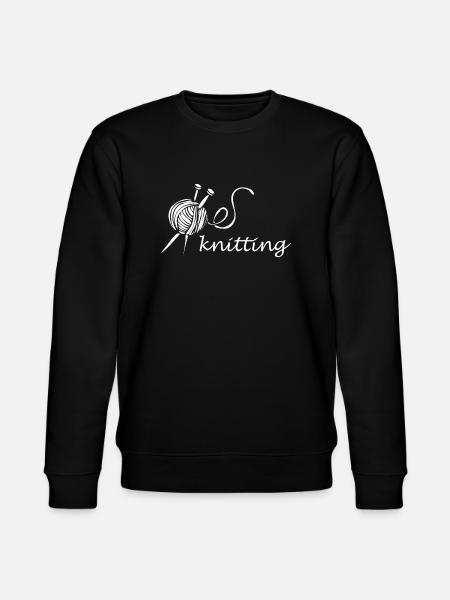 Knit Knitting Knit - Stanley/Stella CHANGER Unisex Organic Sweatshirt - black