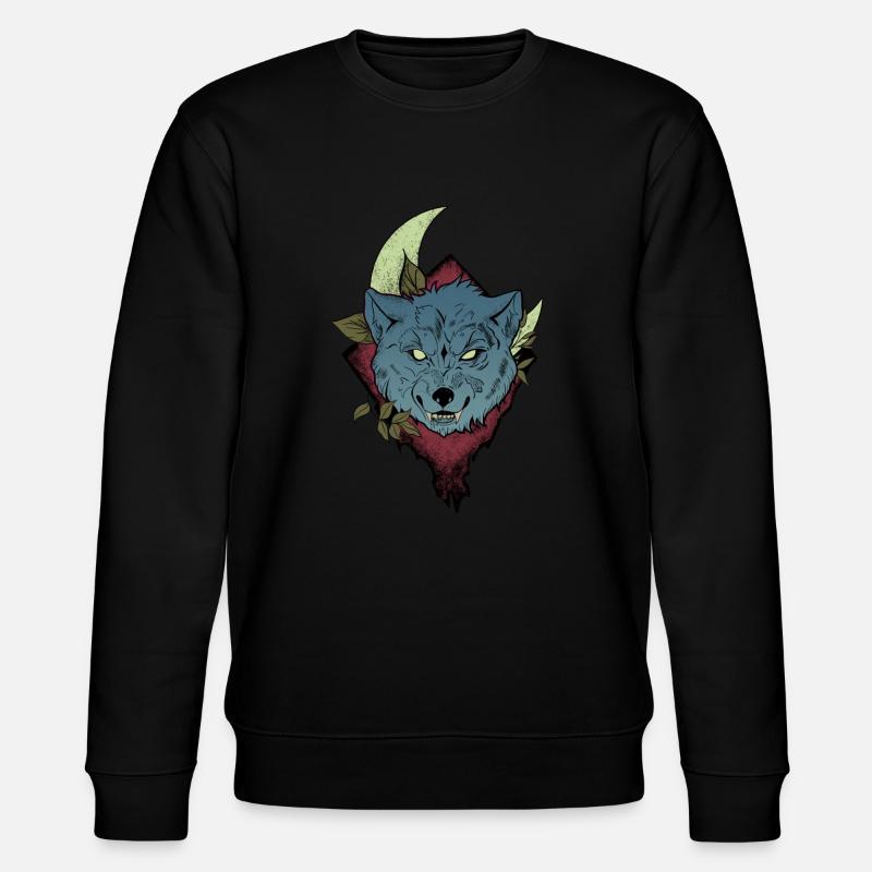 Bad Wolf - Stanley/Stella Unisex Bio-Sweatshirt CHANGER  - Schwarz
