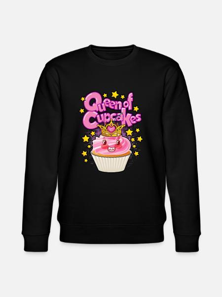 Queen of Cupcakes - Stanley/Stella CHANGER Unisex Organic Sweatshirt - black