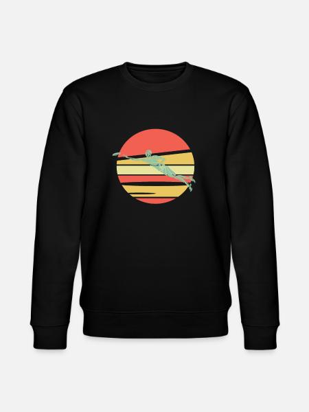 Ultimate Frisbee - Stanley/Stella CHANGER Unisex Organic Sweatshirt - black