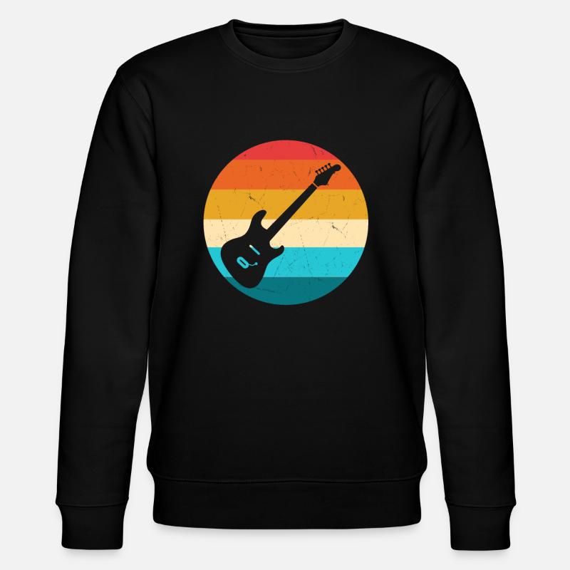 guitar - Stanley/Stella CHANGER Unisex Organic Sweatshirt - black