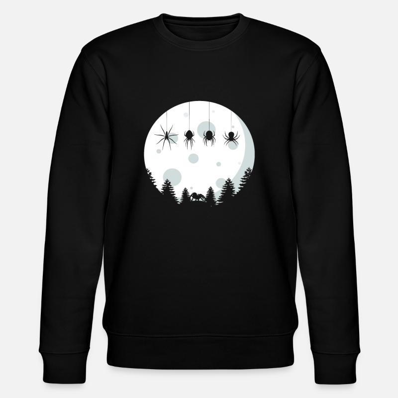 Spinnen - Stanley/Stella Unisex Bio-Sweatshirt CHANGER  - Schwarz
