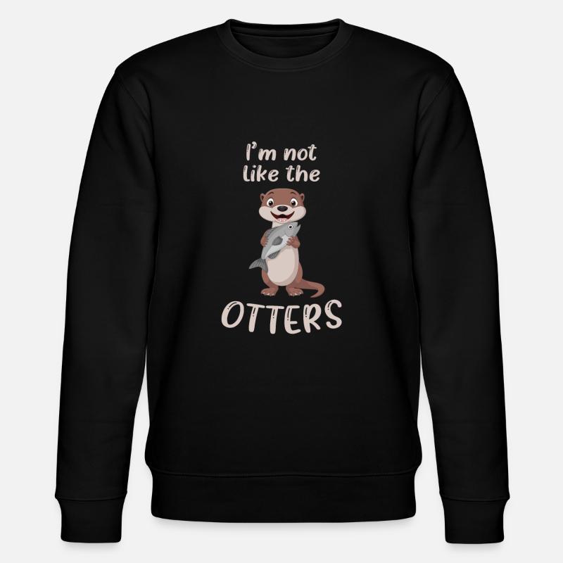 Otter - Stanley/Stella Unisex Bio-Sweatshirt CHANGER  - Schwarz