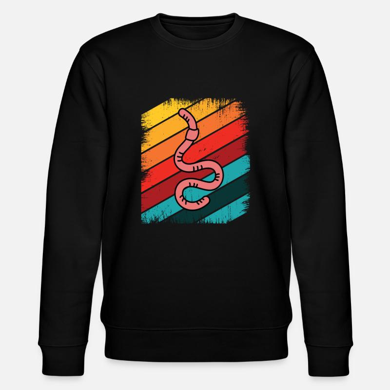 Ver de terre - Sweat bio CHANGER Stanley/Stella Unisexe - noir