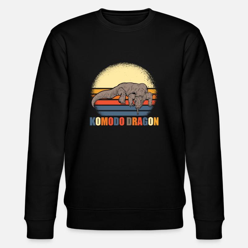 Komodowaran - Stanley/Stella CHANGER Unisex Organic Sweatshirt - black