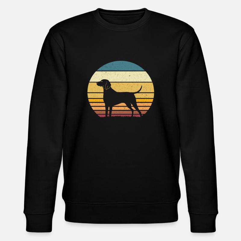 Weimaraner - Stanley/Stella CHANGER Unisex Organic Sweatshirt - black