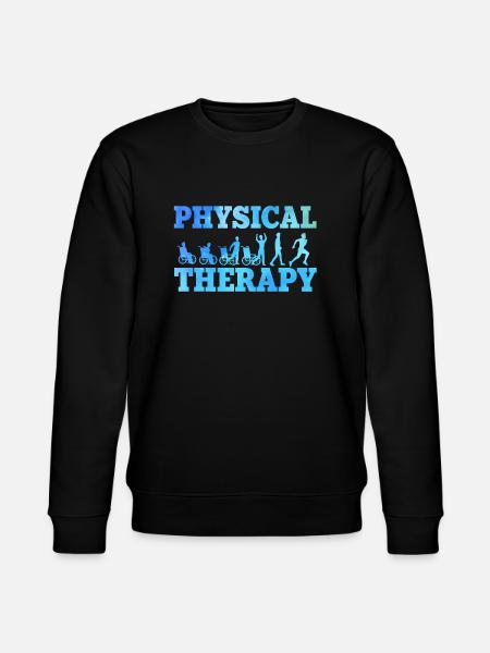 physiotherapy - Stanley/Stella CHANGER Unisex Organic Sweatshirt - black