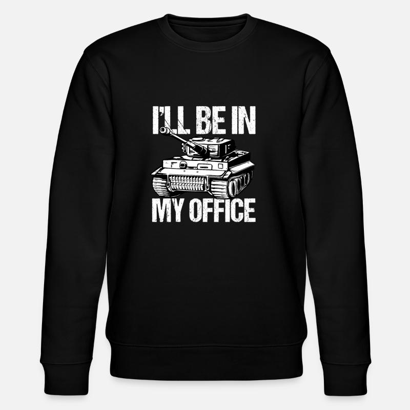 Panzer Armee Geschenk - Stanley/Stella Unisex Bio-Sweatshirt CHANGER  - Schwarz