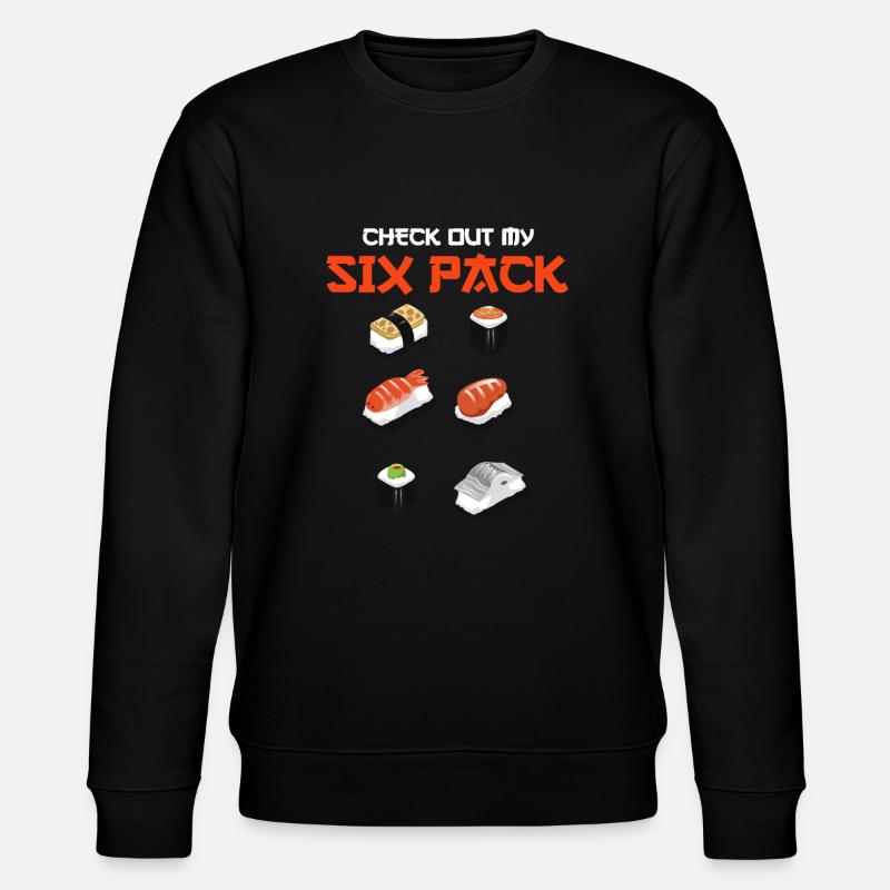 Sushi - Stanley/Stella Unisex Bio-Sweatshirt CHANGER  - Schwarz