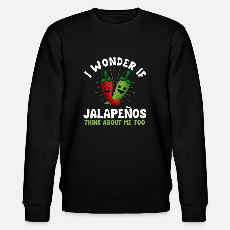 Jalapenos - Stanley/Stella Unisex Bio-Sweatshirt CHANGER  - Schwarz