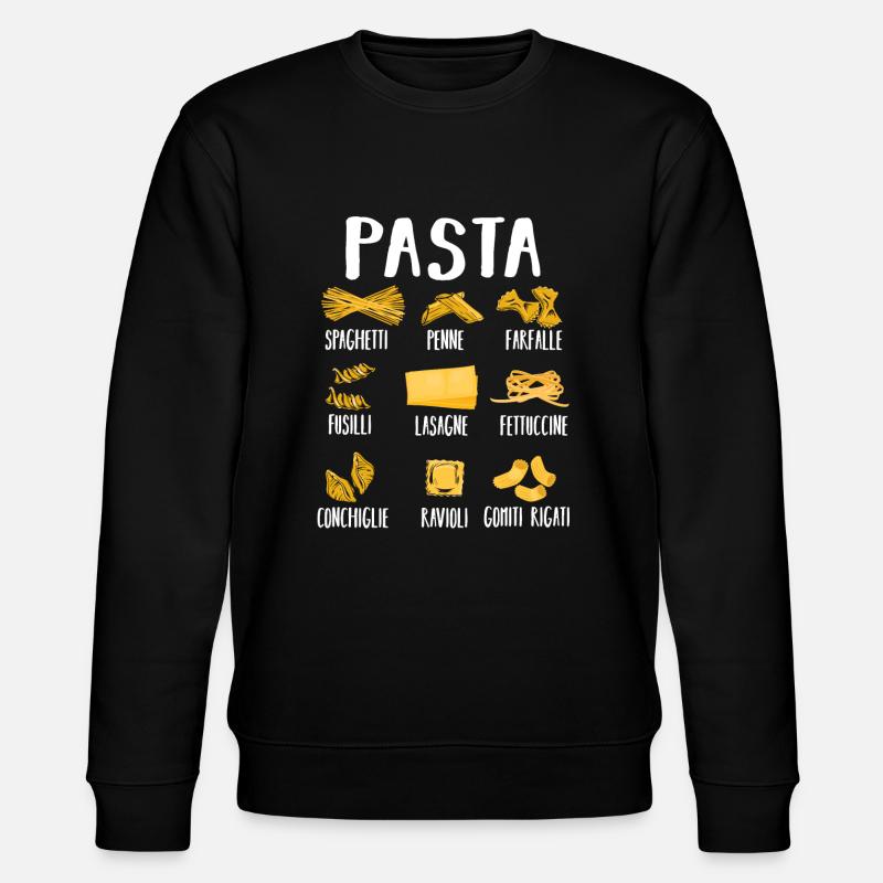 Pasta - Stanley/Stella Unisex Bio-Sweatshirt CHANGER  - Schwarz