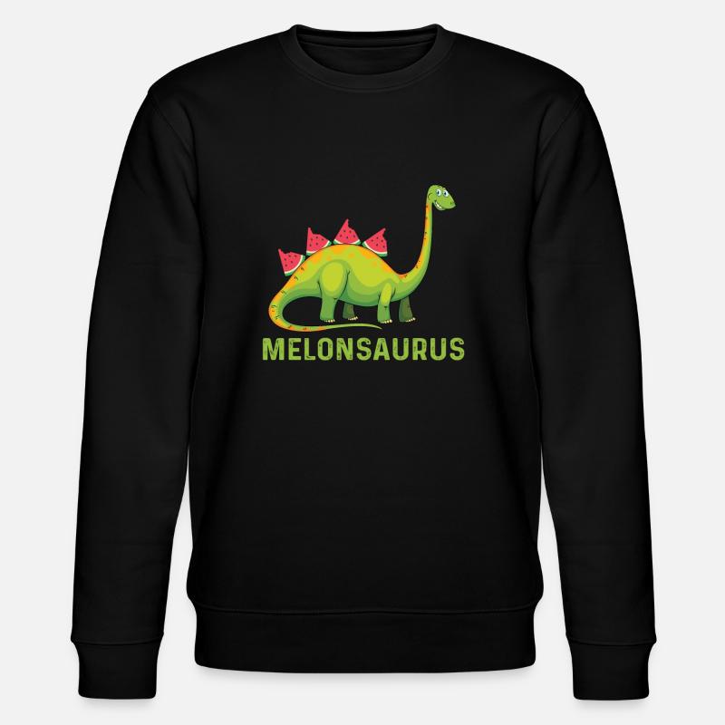 Pastèque cadeau de dinosaure - Sweat bio CHANGER Stanley/Stella Unisexe - noir