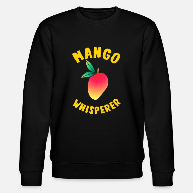 Mango Flüsterer - Stanley/Stella Unisex Bio-Sweatshirt CHANGER  - Schwarz