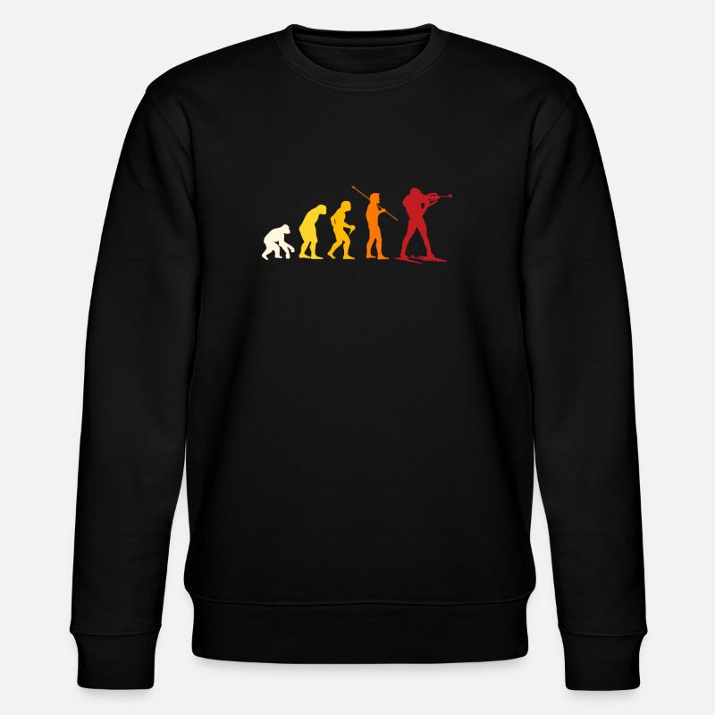 Biathlon Evolution - Stanley/Stella Unisex Bio-Sweatshirt CHANGER  - Schwarz