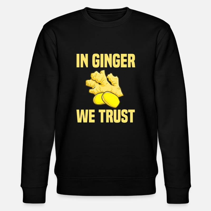 Ingwer - Stanley/Stella Unisex Bio-Sweatshirt CHANGER  - Schwarz